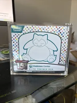 Pokemon Center 151 Elite Trainer Box ETB Sealed With Acrylic - Image 1