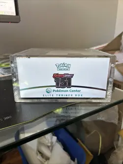 Pokemon Center 151 Elite Trainer Box ETB Sealed With Acrylic - Image 5