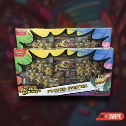 2x Pokemon Tcg Ascended Heroes Focused Fighter Premium Collection Boxes - Image 1