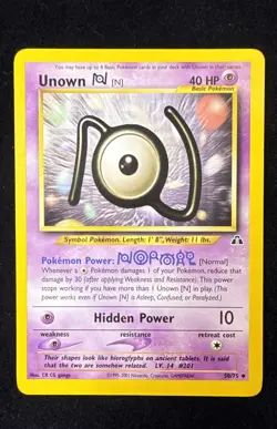 Unown [N] - Neo Discovery - 50/75 - Pokemon TCG - LP - Image 1