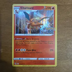 Pokemon TCG Charizard Pokemon Go 010/078 Rare Holo Card (Only 1) - Image 1