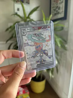 💫Greninja ex 198/167 Ultra Rare Full Art Twilight Masquerade Pokemon Card -NM - Image 1