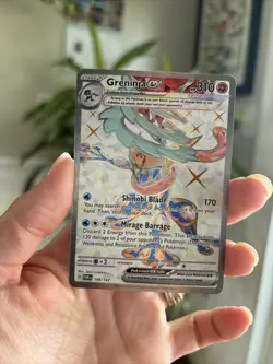 💫Greninja ex 198/167 Ultra Rare Full Art Twilight Masquerade Pokemon Card -NM - Image 2