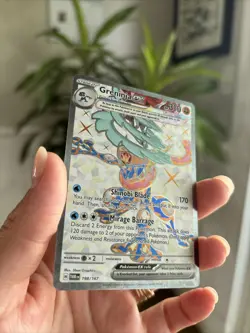 💫Greninja ex 198/167 Ultra Rare Full Art Twilight Masquerade Pokemon Card -NM - Image 3