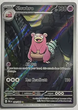 Slowbro 090/084 Pitch Black Illustration Rare Holo Pokemon TCG - Image 1