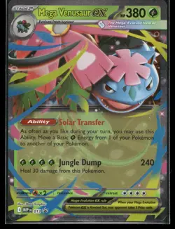 Mega Venusaur ex 013 Holo Promo ME: Mega Evolution Promo Pokemon Near Mint - Image 1