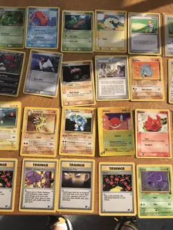 Pokemon Card Lot Mixed Lot 56 cards ex to mint various sets, holo trainer common - Image 3