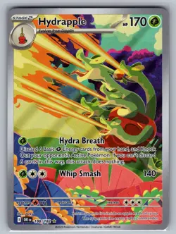 Hydrapple 188/182 Illustration Rare Destined Rivals Pokemon Holo Near Mint - Image 1