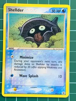 Shellder 79/112 Pokemon TCG EX 2004 FireRed & LeafGreen Non Holo [2] - Image 1