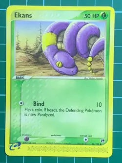 Ekans 64/100 Ex Sandstorm Common Pokemon Card Non Holo 2003 - Image 1