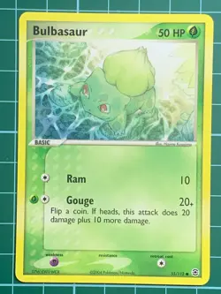 Bulbasaur 55/112 EX FireRed & LeafGreen Common Pokemon Card 2004 Non Holo[3] - Image 1