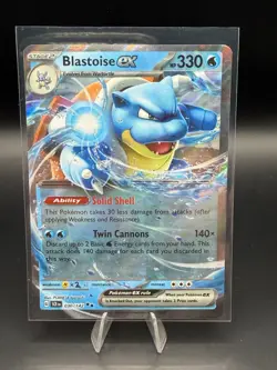 Pokemon TCG | Blastoise ex 030/142 Sv07: Stellar Crown Holo Pack Fresh NM+ - Image 1