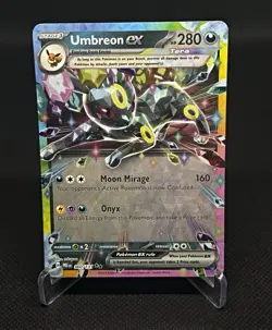 Pokemon TCG Umbreon ex 060/131 SV Prismatic Evolutions Holo Double Rare EN - Image 1