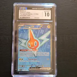 Pokemon TCG CGC 10 Rotom ex ME02: Phantasmal Flames 111/094 Ultra Rare Holo EN - Image 1