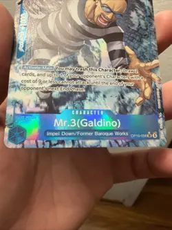 One Piece Mr. 3 (Galdino), OP16-056 Alt Art, OP16 Set, English, NM 🚀 Shipping - Image 2