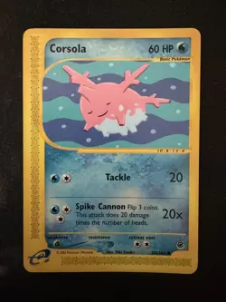 Corsola 102/165 Common Expedition Base Set Pokemon TCG - Image 1