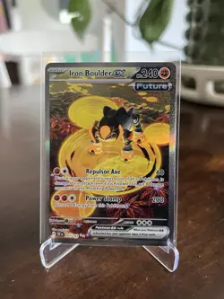 Iron Boulder EX 207/162 Special Illustration Rare Temporal Forces Pokemon TCG NM - Image 1