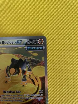 Pokemon TCG Iron Boulder ex 207/162 SV05 Temporal Forces Illustration Rare - Image 4