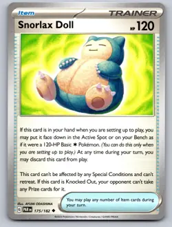 Snorlax Doll 175/182 Uncommon Paradox Rift Near Mint - Image 1