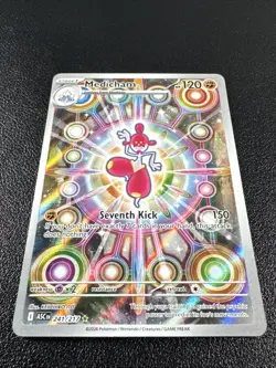 Pokemon Medicham Illustration Rare IR Full Art Holo 241/217 Ascended Heroes - Image 2