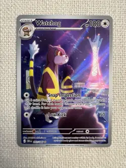 Watchog 97/86 Illustration Rare Pokemon TCG Chaos Rising ME04 NM - Image 1