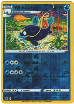 Whiscash 36/189 Astral Radiance Reverse Holo Uncommon Pokemon TCG - Image 1