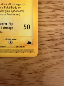 Raichu 27/144 Skyridge Set Rare Vintage Pokemon e-Reader Yuka Morii WOTC NM - Image 5