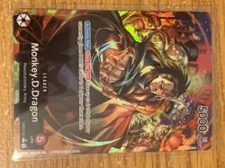 Monkey D Dragon OP07-001 L Parallel One Piece Card Game 500 Years in the Future - Image 1