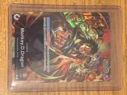 Monkey D Dragon OP07-001 L Parallel One Piece Card Game 500 Years in the Future - Image 3