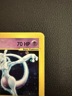 Pokemon TCG Mewtwo 20/165 Expedition Base Set Holo Rare - Damaged - Image 3