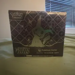 Pokemon Center Paldean Fates Elite Trainer Box ETB Near Mint NM - Image 1