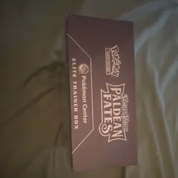 Pokemon Center Paldean Fates Elite Trainer Box ETB Near Mint NM - Image 3