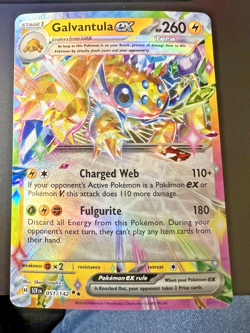 Galvantula EX 51/142: Stellar Crown Pokemon TCG - Image 1