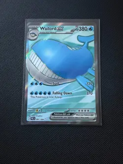 Wailord Ex 097/084 - Ultra Rare - Pitch Black - Pokemon TCG - Image 1