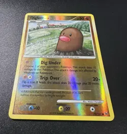 Diglett 72/127 Platinum Reverse Holo Pokemon TCG English 2009 - Image 1