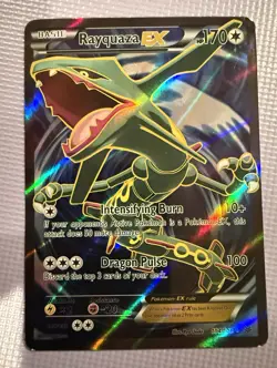 Pokemon TCG Rayquaza EX 104/108 Roaring Skies Ultra Rare Full Art Holo - Image 1