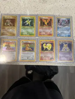 Wizards of the Coast 8x Vintage Pokemon Holo Lot Fossil Gym Heroes Base Set 2 - Image 1