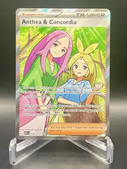 Anthea & Concordia 254/217 Ascended Heroes Female Trainer Full Art Pokemon NM/M - Image 1