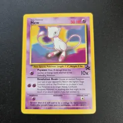 1999 Pokemon Mew #8 Black Star Promo - Image 1