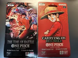 One Piece TCG OP-13 x 2 & OP-16 x 2- Sleeved Booster Packs Lot of 4 English - Image 2