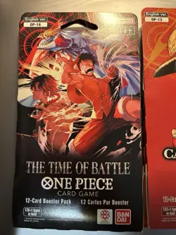 One Piece TCG OP-13 x 2 & OP-16 x 2- Sleeved Booster Packs Lot of 4 English - Image 4
