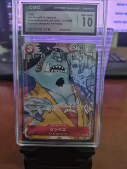 2022 ONE PIECE JP JINBE MANGA ALT ART ST01-005 CGC 10 D RC7 - Image 1
