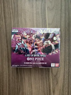 OP-11 A FIST OF DIVINE SPEED: One Piece CCG Booster Box ENG - FACTORY SEALED - Image 1
