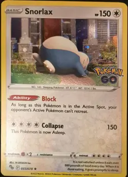 Snorlax (Cosmos Holo) 055/078 Promo Miscellaneous Cards & Products Pokemon NM/M - Image 2