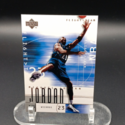 Upper Deck 2001-02 Flight Team Michael Jordan Wizards #1 Base Set Card - Image 1