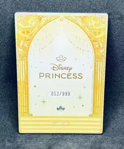 Belle Card Fun Disney Princess Collectible Trading Card #DPO2-DPO5 52/999 - Image 2