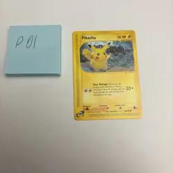 Pikachu 84/144 Skyridge Regular Non Holo Rare 2003 Pokemon TCG WOTC-E-READER - Image 1