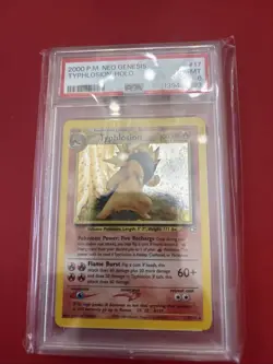 2000 Pokemon Neo Genesis 17 Typhlosion Holo PSA 6 73984261 - Image 2