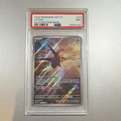 Pokemon PSA 9 Latios Illustration Rare Holo Surging Sparks 203/191 Eng 2024 - Image 2