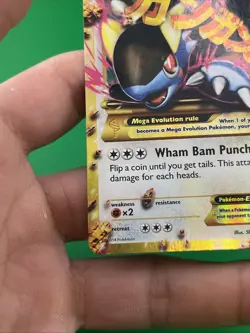 Pokemon M Kangaskhan EX 109/106 Flashfire Full Art Holo Secret Rare Eng 2014 - Image 5